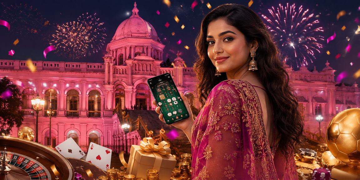 A user in Dhaka playing an online casino on mobile