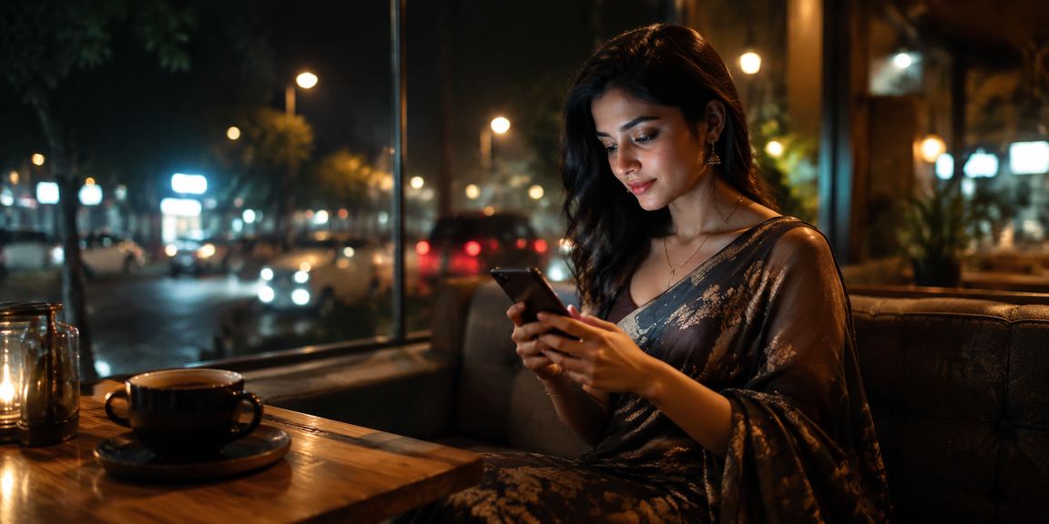 A Bangladeshi model in Dhaka using the 5kbd casino platform on mobile
