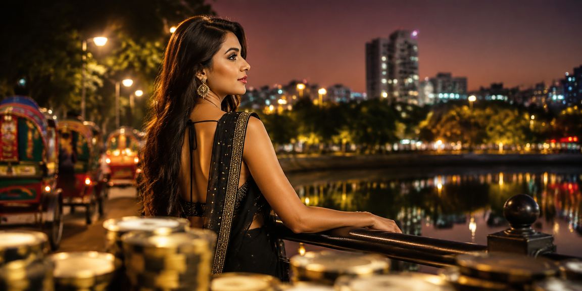 Mobile user with Dhaka registration bonus and rickshaw background